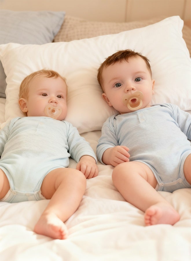 موميلو لهاية سيليكون مضادة للمغص مع علبة تخزين للأطفال من عمر 0-24 شهرًا - Image 3